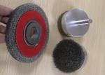 Spindle Stem Mounted Crimped Wire Cup Brush For Drill 75mm Diameter 20mm Shank