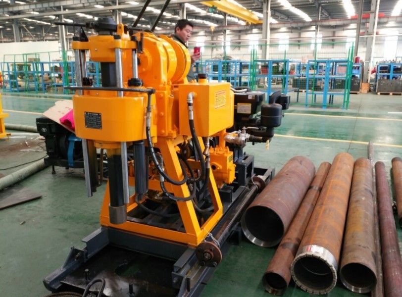 Small Lightweight Easy Movement Portable Water Well Drilling Rig 150 Meters Depth