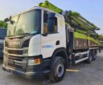 2020 Zoomlion Concrete Pump Truck Used with 52M Maximum Cloth Height on Scania