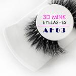 Private Label 3d Real Mink Eyelashes For Women's Makeup Customized Logo