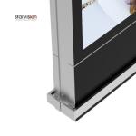 4k 700cd/m2 206W Floor Mount Digital Signage 1430x803mm