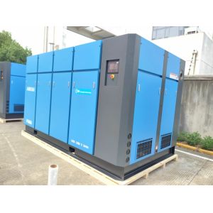 Electric Rotary Screw Air Compressor 0.5-85 M³/min Capacity Delta Start PLC