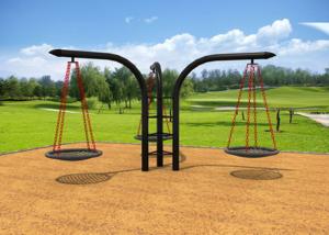 China Durable Backyard Swing Sets / Residential Swing Sets For Older Kids KP-G004 factory