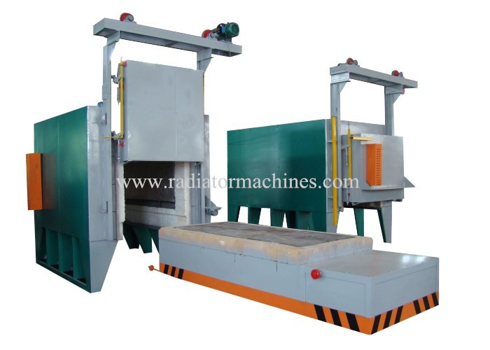 Gas Fired Bogie Hearth Furnace for Size 1300*1000*750mm