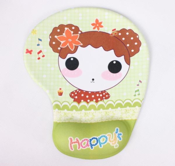 China Cartoon Hand Support Mouse Pad , Gel Wrist Pads For Typing factory