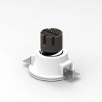 Plaster Anti Glare LED Downlights , AC85V-265V square cob light 2700K