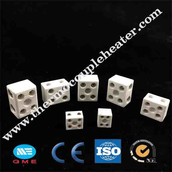 China 2 Pin 5 Holes High Temperature Resistance ceramic terminal block factory