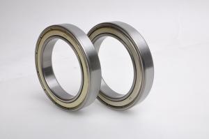 China Thin Section Deep Groove Bearing , Sealed Ball Bearings For Electric Machinery factory