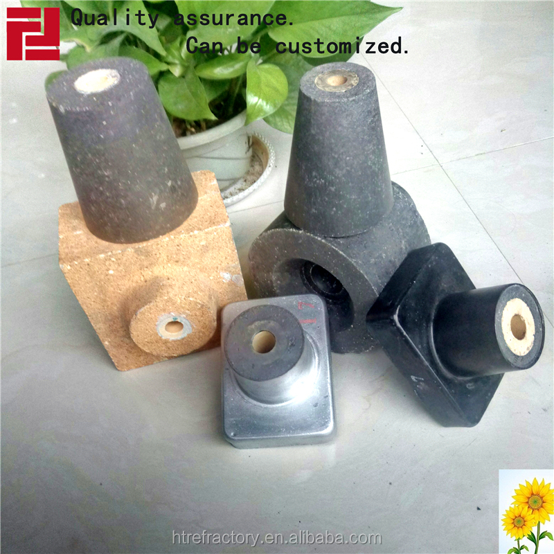 0.01-0.03% MAX CrO Content High Alumina Carbon Tundish Nozzle Refractory Brick for Steel Ladle