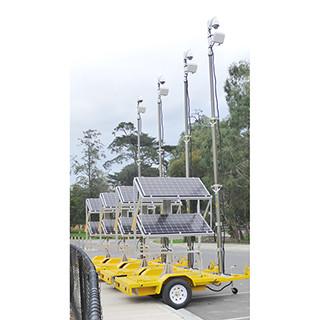6m locking pneumatic telescopic mast for mobile CCTV vehicle telescoping mast