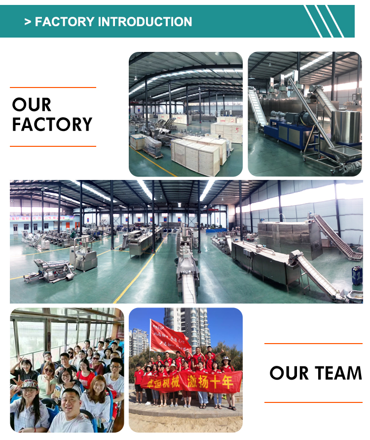 SIMENS Motor Strength Doritos Bugle Tortilla Chips Extruder Making Machine for Snack Food