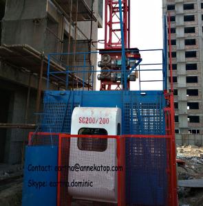 China 2t load construction hoist SC200 for building project factory