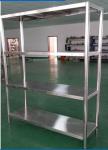 Heavy Duty Shelving Stainless Steel Display Stands , Warehouse Rack System