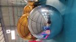 Party Stage Advertising Christmas Decoration Reflective Giant Silver PVC