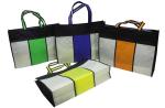 Square Reusable Carrier Bags / Reusable Grocery Bag For Advertising