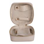 Small Size Leather Jewelry Bag Portable Velvet Interior Material Gift Packaging