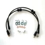 55cm Steel Braided Brake Hose Convex Mouth TOYOTA NISSAN
