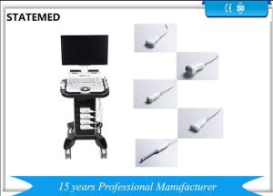 China Hospital Trolley Color Doppler Ultrasound Scanner 128 E 55 Kg CE Approval factory