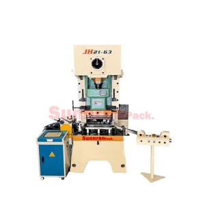 China Rectangular Can Lid Handle Punching Machine factory