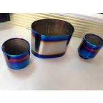 Environment Friendly Stainless Steel Exhaust Pipe PVD Titanium Nitride Coating