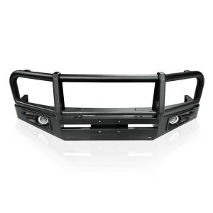 China Steel Bull Bar With Integrated Light 20W 12V 50 000 Hour Lifespan Black Powder Coat Finish For Trucks factory