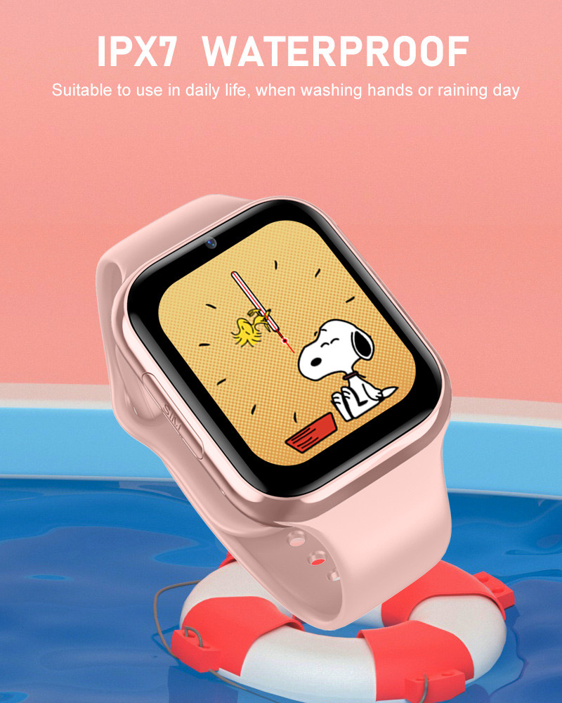 D42 Fitness Childrens Tracker Watch 4G GPS LBS WiFi 2 Way Phone Call