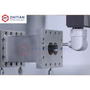 Bimetallic Twin Screw Barrel 38CrMoAlA for Plastic Rubber Extrusion