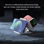 Magnetic Samsung Qi Charging Stand , 3 In 1 Folding Wireless Charger 15w