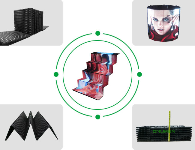 Performance P6 Indoor LED Display SMD 3528 / LED Stage Curtain Screen Wall Mounted