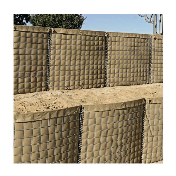 Supply Welded Gabion Barrier for Sand Container Defence Wall in Saudi Arabia and