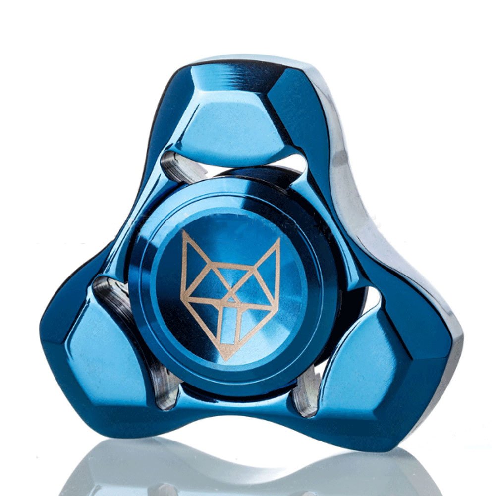 Pressure Relief Metal Fidget Spinner Bearing 2-4 Min Spin Time Ideal for Meditation and Focus