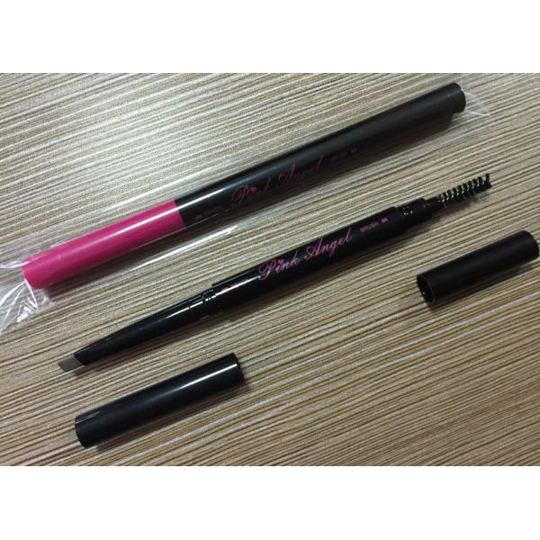 China OEM Cosmetic Makeup Automatic Eyebrow Pencil Waterproof With Eyebrow Brush factory