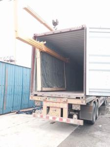 China Container U - Shape Suspension Arm double glazing machinery SBT-BLD366 / 500D factory