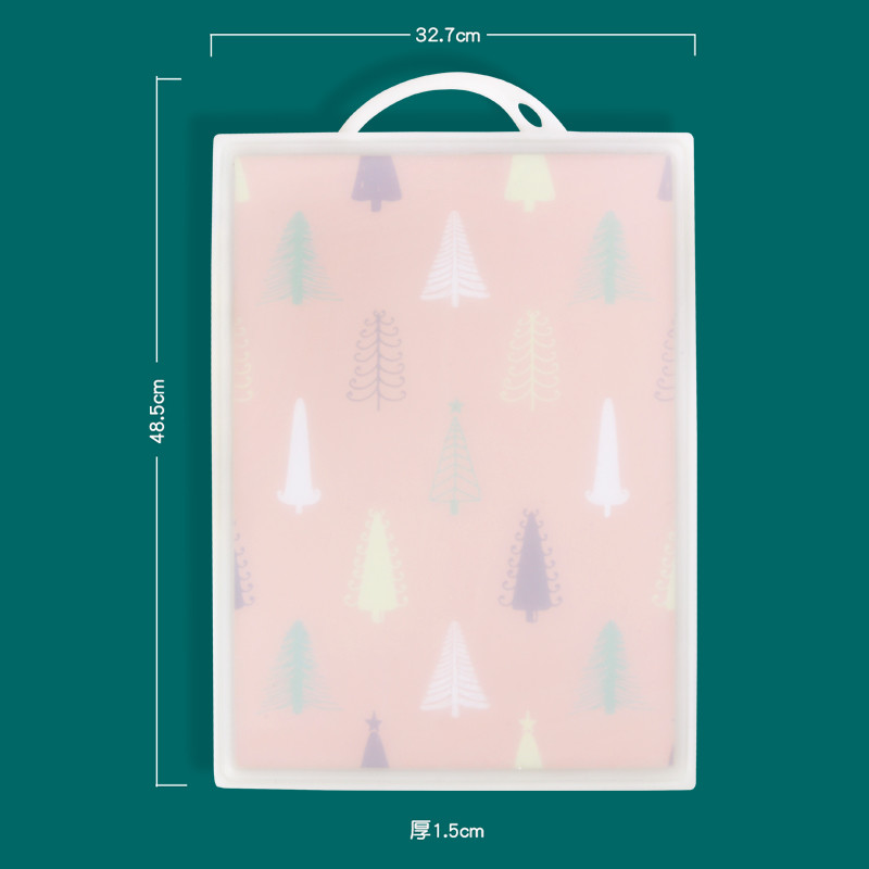 Korean Style Meat Double Sided Non Slip Plastic Chopping Board