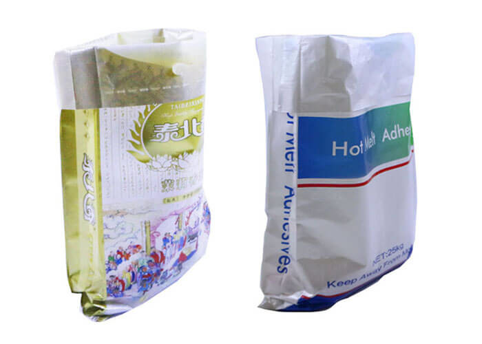 Single Folding PP Woven Packaging Bags Seed 9 Colors Printing Available