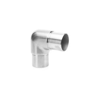 China V2A 90 Degree Tube Connector for Stainless Steel Railing Balusters factory