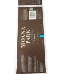 Panton Colors Wine Paper Labels Silk Screen Printing Hot Foil Stamping