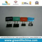 Colorful Rectangle Plastic Handle Binder Clips Ready for Company Logo