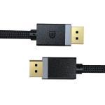 DP1.2 21.6Gbps PC TV 4K Displayport Cable ABS Connectors PVC Strain