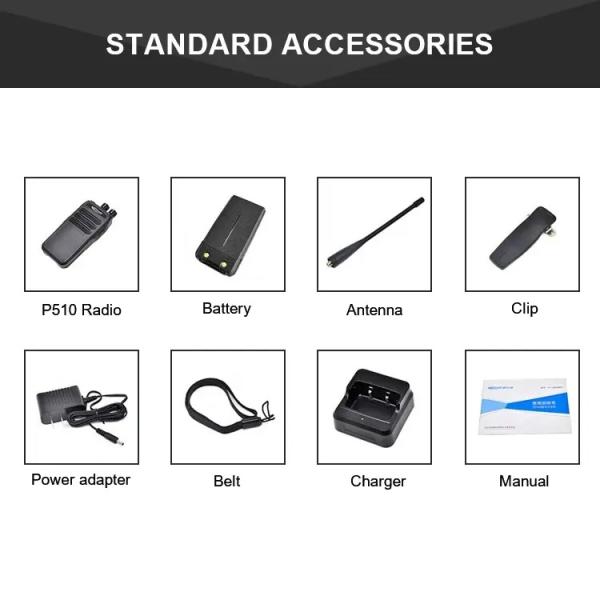 Kirisun PT5200 DMR Dual Band Two Way Radio 5W 3-5KM Range