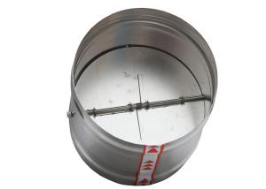 China 6 Inch Round Stainless Duct Zone Dampers Check Valve Back Draft Air Damper factory