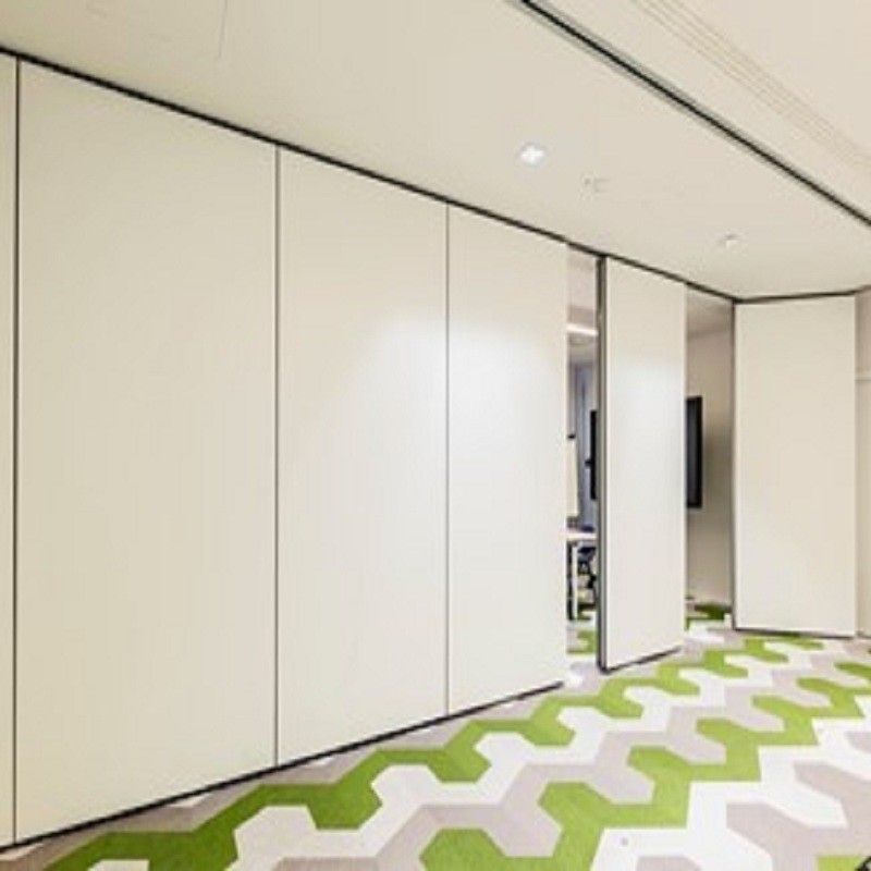 Customized Acoustic Operable Folding Sliding Partition Walls / Doors Melamine Finish