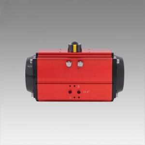 China 32mm-400mm Rack And Pinion Pneumatic Actuator 90 Degree Rotation Pneumatic Valve Actuator factory