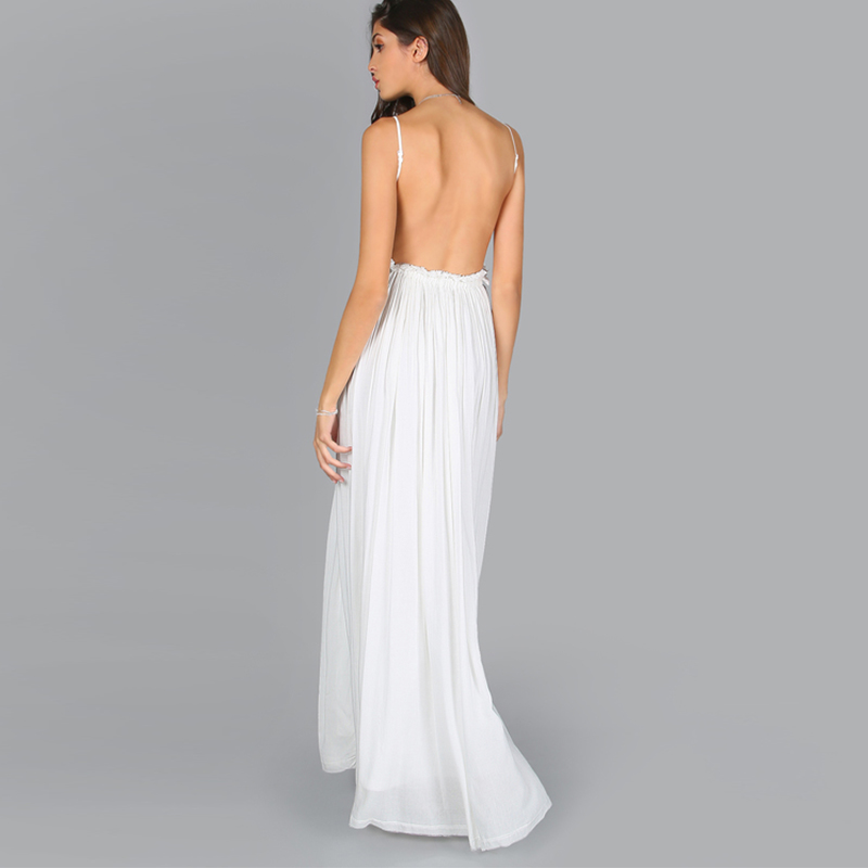 Greek Goddess V neck Maxi Crochet Dress Summer Apparel