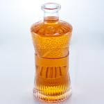 Cap Type Cork 750ml 1000ml Clear Glass Bottle for Gin Rum Vodka Whisky