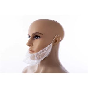 China Non Woven Disposable Astronaut Full Head Cover Cap Beard Cover factory
