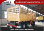 Transport Dry Cargo 20 Ft H Beam Q345B Draw Bar Trailer