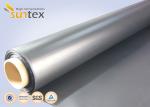 Neoprene Rubber Black Coated Fiberglass Fabric 0.45 mm Thickness
