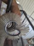 2500mm Length Flexible Industrial Cleaning Spiral Brush 1 Mm PP Bristle