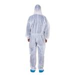 Customized Logo Availabled Disposable Coverall with Hood Zipper Anti-Static